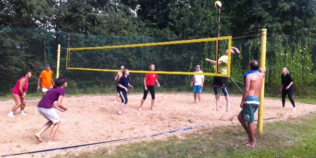 Beachvolleyball Beim Sport Und Fkk Verein Herzsprung Volleyball